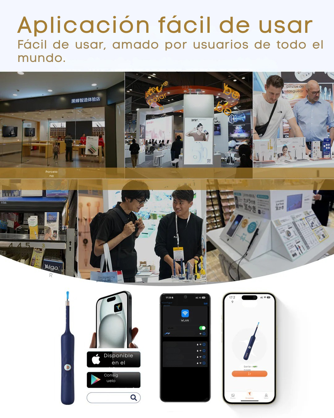 Limpiador de Oídos con Cámara HD