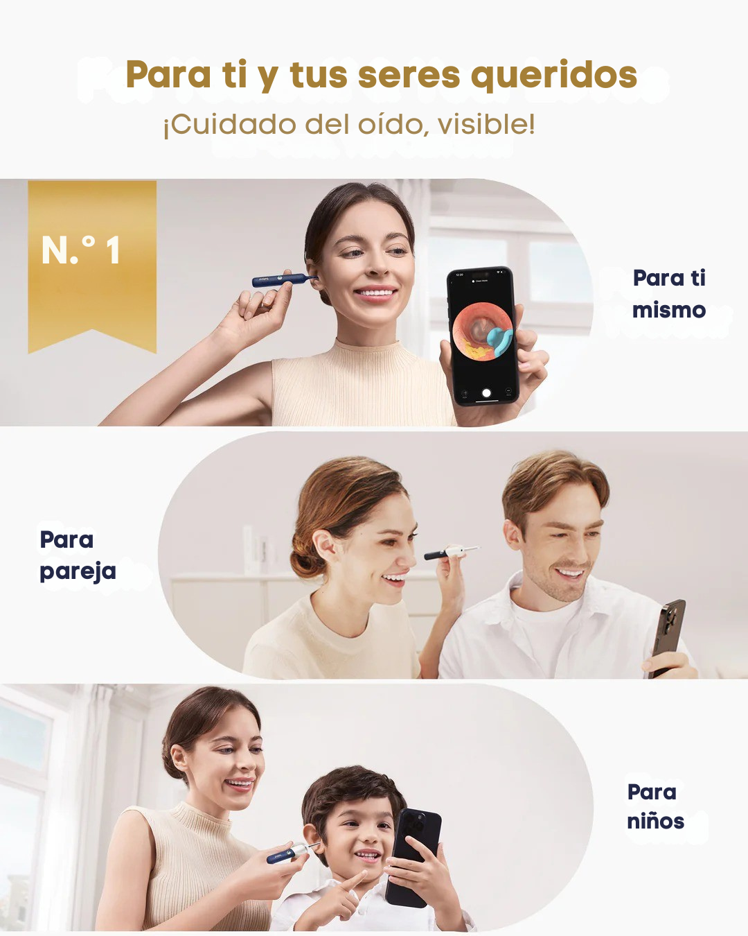 Limpiador de Oídos con Cámara HD